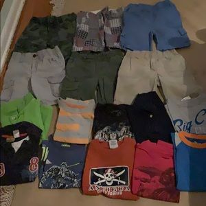 Summer/Spring 5/5T boys lot, shorts, tee shirts